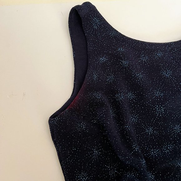 Alyn Paige v-neck sparkly sleeveless maxi  full length evening dress - Picture 8 of 10